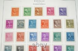 Us 1935-1981 Collection Of 940+ Stamps All Mint Stored In Album On Scott Pages
