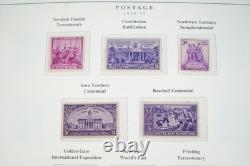 Us 1935-1981 Collection Of 940+ Stamps All Mint Stored In Album On Scott Pages