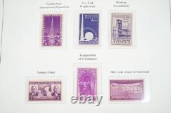 Us 1935-1981 Collection Of 940+ Stamps All Mint Stored In Album On Scott Pages