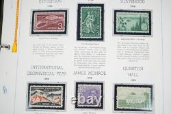 Us 1958-1974 Commemorative Collection Of 390+ Mint Stamps In White Ace Album