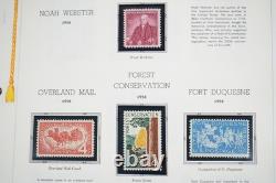 Us 1958-1974 Commemorative Collection Of 390+ Mint Stamps In White Ace Album