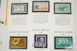 Us 1958-1974 Commemorative Collection Of 390+ Mint Stamps In White Ace Album