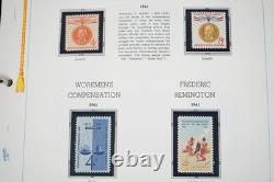 Us 1958-1974 Commemorative Collection Of 390+ Mint Stamps In White Ace Album