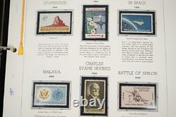Us 1958-1974 Commemorative Collection Of 390+ Mint Stamps In White Ace Album