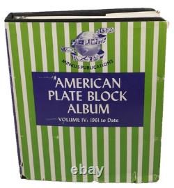 Us 1959-1971 Collection Of 275+ Mint Plate Blocks Stored In Minkus Album
