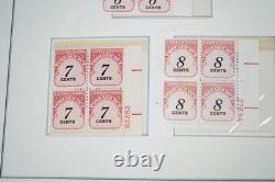 Us 1959-1971 Collection Of 275+ Mint Plate Blocks Stored In Minkus Album