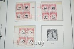 Us 1959-1971 Collection Of 275+ Mint Plate Blocks Stored In Minkus Album