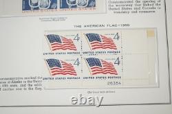 Us 1959-1971 Collection Of 275+ Mint Plate Blocks Stored In Minkus Album