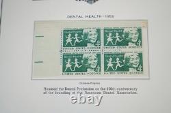 Us 1959-1971 Collection Of 275+ Mint Plate Blocks Stored In Minkus Album