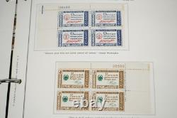 Us 1959-1971 Collection Of 275+ Mint Plate Blocks Stored In Minkus Album