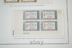 Us 1959-1971 Collection Of 275+ Mint Plate Blocks Stored In Minkus Album