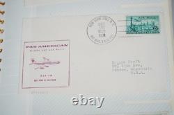 Us 1959-1989 Collection Of Nearly 300 First Flight Covers Stored In Photo Album
