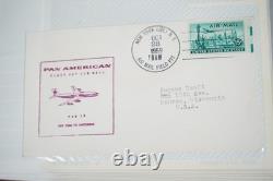 Us 1959-1989 Collection Of Nearly 300 First Flight Covers Stored In Photo Album