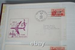 Us 1959-1989 Collection Of Nearly 300 First Flight Covers Stored In Photo Album