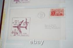 Us 1959-1989 Collection Of Nearly 300 First Flight Covers Stored In Photo Album