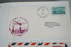 Us 1959-1989 Collection Of Nearly 300 First Flight Covers Stored In Photo Album