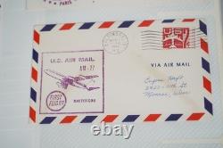 Us 1959-1989 Collection Of Nearly 300 First Flight Covers Stored In Photo Album