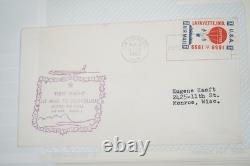 Us 1959-1989 Collection Of Nearly 300 First Flight Covers Stored In Photo Album