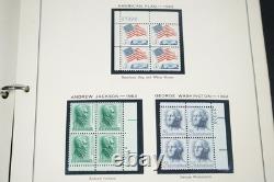 Us 1961-1970 Collection Of 200 Mint Plate Blocks Stored In Album