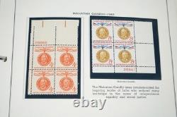 Us 1961-1970 Collection Of 200 Mint Plate Blocks Stored In Album