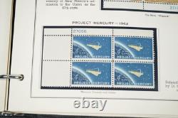Us 1961-1970 Collection Of 200 Mint Plate Blocks Stored In Album