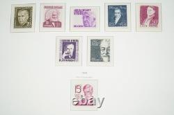 Us 1965-1984 Collection Of 825+ Mint Stamps Stored In Light House Album