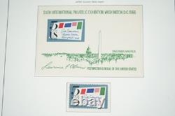 Us 1965-1984 Collection Of 825+ Mint Stamps Stored In Light House Album