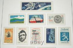 Us 1965-1984 Collection Of 825+ Mint Stamps Stored In Light House Album