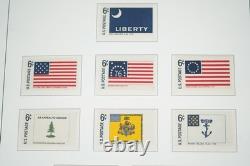Us 1965-1984 Collection Of 825+ Mint Stamps Stored In Light House Album