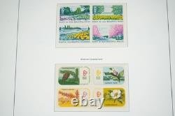 Us 1965-1984 Collection Of 825+ Mint Stamps Stored In Light House Album