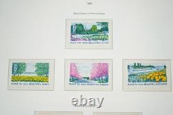 Us 1965-1984 Collection Of 825+ Mint Stamps Stored In Light House Album