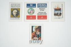 Us 1965-1984 Collection Of 825+ Mint Stamps Stored In Light House Album