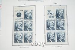 Us 1968-1995 Collection Of 130+ Booklet Panes Mint Never Hinged In Album