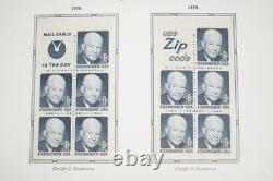 Us 1968-1995 Collection Of 130+ Booklet Panes Mint Never Hinged In Album