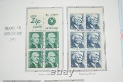 Us 1968-1995 Collection Of 130+ Booklet Panes Mint Never Hinged In Album