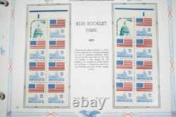 Us 1968-1995 Collection Of 130+ Booklet Panes Mint Never Hinged In Album