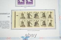 Us 1968-1995 Collection Of 130+ Booklet Panes Mint Never Hinged In Album