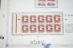 Us 1968-1995 Collection Of 130+ Booklet Panes Mint Never Hinged In Album