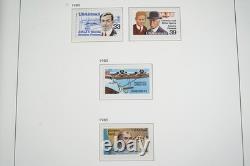 Us 1978-1997 Collection Of 525+ Mostly Mint Stamps In Davo Album F. V. $260+
