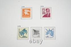Us 1978-1997 Collection Of 525+ Mostly Mint Stamps In Davo Album F. V. $260+