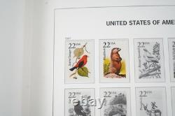 Us 1978-1997 Collection Of 525+ Mostly Mint Stamps In Davo Album F. V. $260+