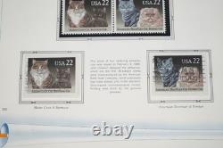 Us 1988-1991 Stamp Collection Of 150 Mostly Mint Nh Stamps White Ace Album
