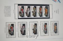 Us 1988-1991 Stamp Collection Of 150 Mostly Mint Nh Stamps White Ace Album