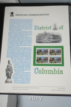 Us 1991-1994 Collection Of 70 Commemorative Panels Mnh In Album