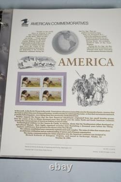 Us 1991-1994 Collection Of 70 Commemorative Panels Mnh In Album