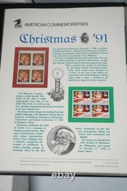 Us 1991-1994 Collection Of 70 Commemorative Panels Mnh In Album