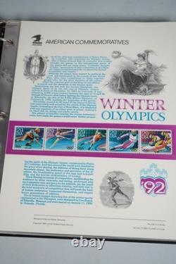 Us 1991-1994 Collection Of 70 Commemorative Panels Mnh In Album