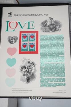 Us 1991-1994 Collection Of 70 Commemorative Panels Mnh In Album