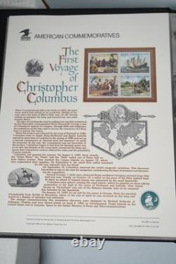 Us 1991-1994 Collection Of 70 Commemorative Panels Mnh In Album