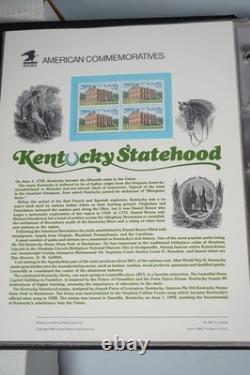 Us 1991-1994 Collection Of 70 Commemorative Panels Mnh In Album
